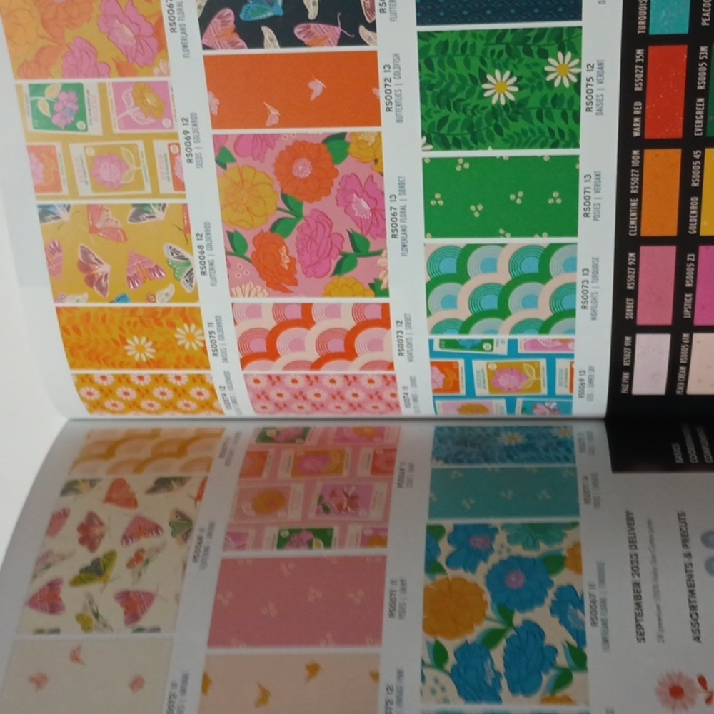 3/$15 Paper Crafting Moda Piece Fabric Catalog - Picture 15 of 16